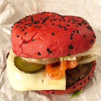 Burger King - "Spider-Verse" Whopper (IG: @206foodie) - Burgers Near Me - Renton, Washington Burger King - "Spider-Verse" Whopper (IG: @206foodie) - Burgers Near Me - Renton, Washington