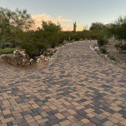 Blue Ribbon A Brick Paver Specialist - Finished driveway