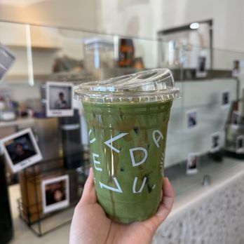 NUDAE Coffee - Salted caramel latte with matcha - Coffee & Tea Near Me - Costa Mesa, California NUDAE Coffee - Salted caramel latte with matcha - Coffee & Tea Near Me - Costa Mesa, California