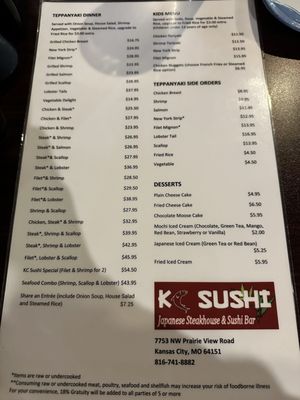 Menu photo 2 KC Sushi Kansas City, MO Menu photo 2 KC Sushi Kansas City, MO