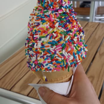 Soft Stuff Ice Cream - Small cone with chocolate and vanilla swirl with rainbow sprinkles - Ice Cream & Frozen Yogurt Near Me - Ellicott City, Maryland Soft Stuff Ice Cream - Small cone with chocolate and vanilla swirl with rainbow sprinkles - Ice Cream & Frozen Yogurt Near Me - Ellicott City, Maryland