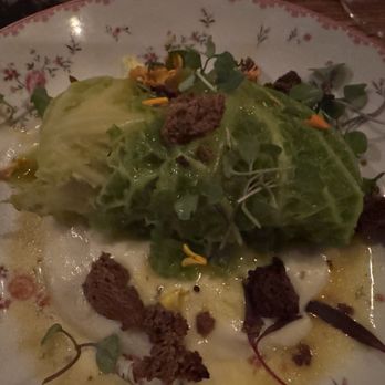 Molotov Kitschen and Cocktails - Fish Kiev Stuffed Cabbage - Modern European Near Me - Denver, Colorado