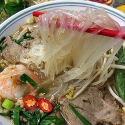 Pho Saigon - Hu tieu - Vietnamese seafood soup with glass noodle