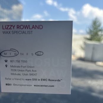 European Wax Center - Wax Specialist contact info - Waxing Near Me - Midvale, Utah European Wax Center - Wax Specialist contact info - Waxing Near Me - Midvale, Utah