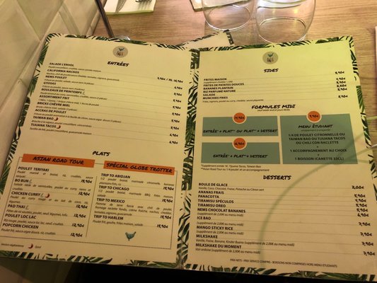 Menu photo 1 L'envol Paris, 01