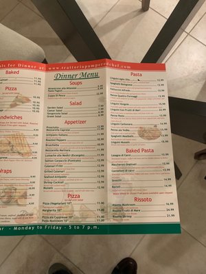 Menu photo 5 Trattoria Pampered Chef Miami Lakes, FL