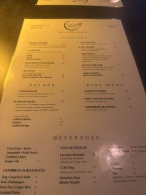 Menu photo 2 CZEN Restaurant Englewood Englewood, NJ Menu photo 2 CZEN Restaurant Englewood Englewood, NJ