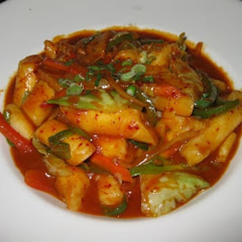 Biergarten - Ddukbokkee (Spicy Korean Rice Cakes) - Gastropubs Near Me - Los Angeles, California Biergarten - Ddukbokkee (Spicy Korean Rice Cakes) - Gastropubs Near Me - Los Angeles, California
