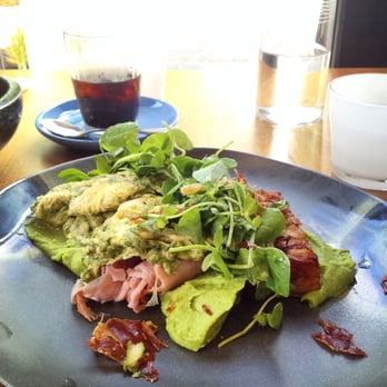 Goodness Gracious Cafe - Green Eggs & Ham ($16) - salsa verde scrambled eggs, corned beef hash, peas, jamon crumb - Cafes Near Me - Brisbane, QLD Goodness Gracious Cafe - Green Eggs & Ham ($16) - salsa verde scrambled eggs, corned beef hash, peas, jamon crumb - Cafes Near Me - Brisbane, QLD