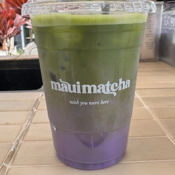 Maui Matcha - Ube matcha latte - Bubble Tea Near Me - Wailea, Hawaii Maui Matcha - Ube matcha latte - Bubble Tea Near Me - Wailea, Hawaii