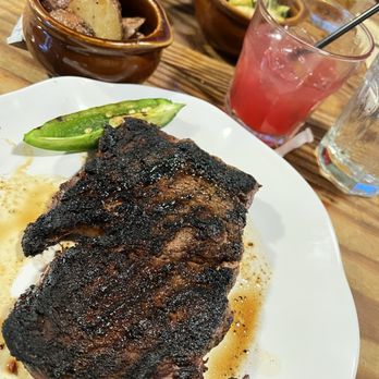Perini Ranch Steakhouse - Ribeye and Cowboy Potatoes - Steakhouses Near Me - Buffalo Gap, Texas