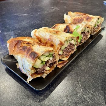 Dumpling Yo! - Beef Roll 牛肉卷饼 (4) - Dim Sum Near Me - Sacramento, California