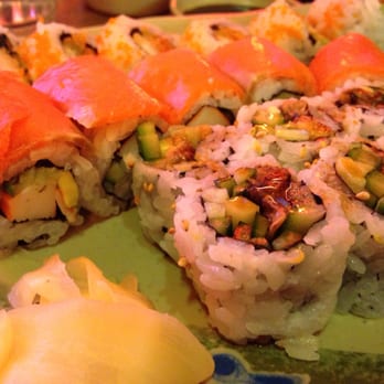 Daikichi Sushi - Unagi roll, smoked salmon roll and dynamite roll - Sushi Bars Near Me - Vancouver, British Columbia Daikichi Sushi - Unagi roll, smoked salmon roll and dynamite roll - Sushi Bars Near Me - Vancouver, British Columbia