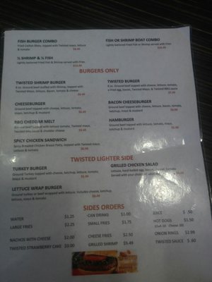 Menu photo 1 Twisted Burger Plaquemine, LA