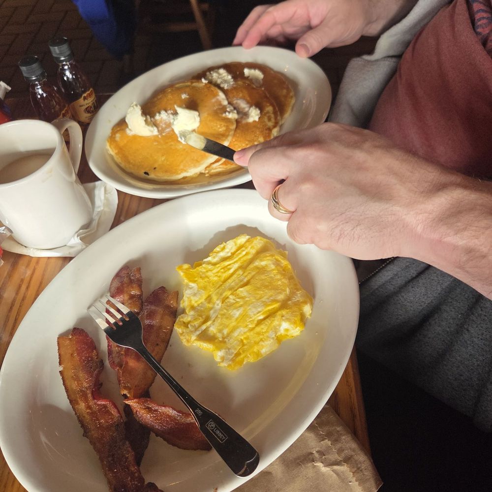 Grandma's breakfast. Grandma's breakfast.