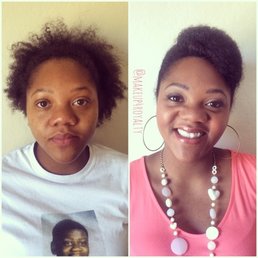 This was my before and after picture for my baby shower. I have Brittni do my makeup for all big occasions and some times for date nights ;) This was my before and after picture for my baby shower. I have Brittni do my makeup for all big occasions and some times for date nights ;)