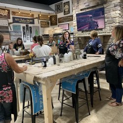Board & Brush - Family table getting instructions