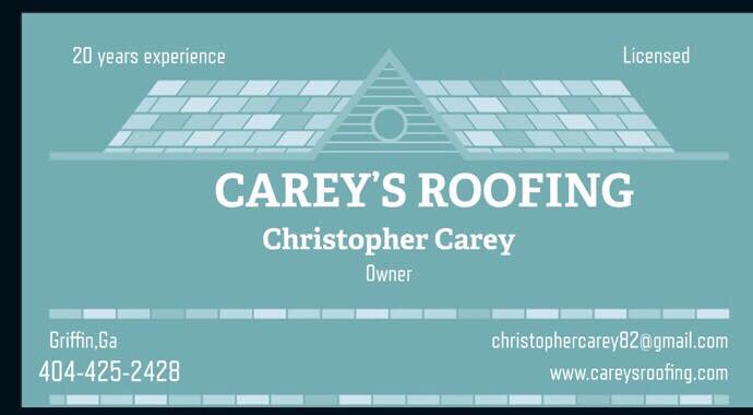 Slide of Carey's Roofing