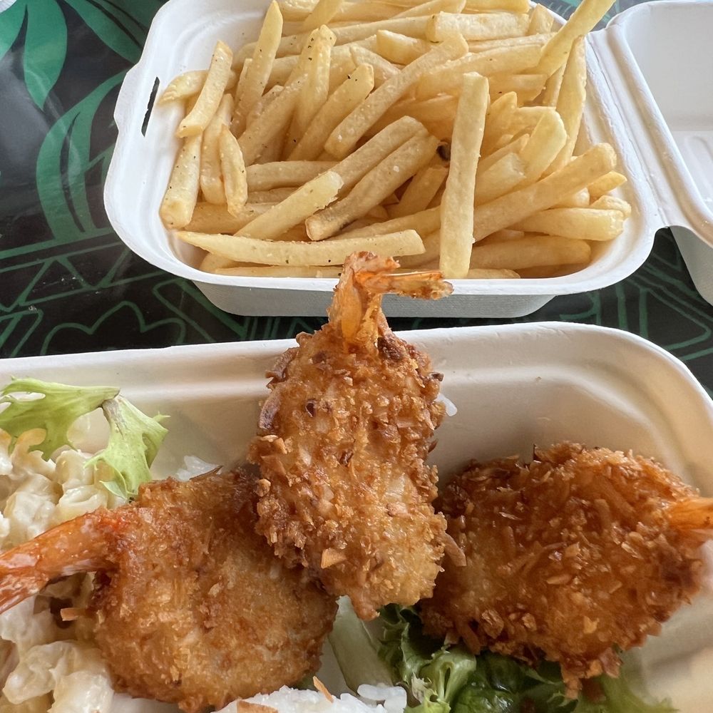 No Ke Aloha - Polynesian Cuisine - Coconut shrimp and fries - Food Trucks Near Me - Aurora, Colorado