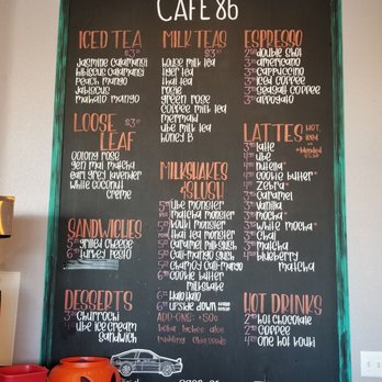 Cafe 86 - Menu - Desserts Near Me - Las Vegas, Nevada