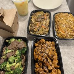 New Peking - Egg Flower Soup, Broccoli Beef, Sesame Chicken, Chicken Lomein, Mongolian Beef