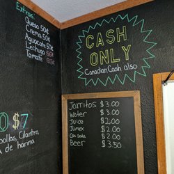 Pablos Tacos - Menu