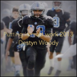 "When I started my bench was a struggle at only 135 lbs and I'm now bench pressing 245 lbs" -Destyn Woody