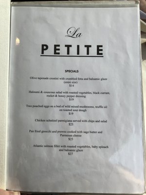 Menu photo 8 La Petite Drummoyne, NSW Menu photo 8 La Petite Drummoyne, NSW