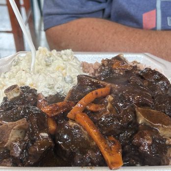 Reggae Grub - Oxtail, potato salad, rice and beans - Salad Near Me - Roanoke, Virginia