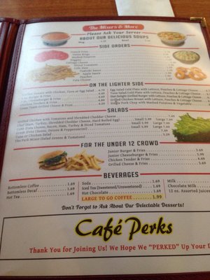 Menu photo 4 Cafe Perks Sanford, FL