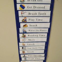 Nevada ABA Therapy - An example of Visual schedule for ABA therapy