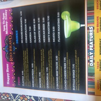 Rio Bravo Tacos and Tequila - Happy hour menu - Mexican Near Me - Larchmont, New York Rio Bravo Tacos and Tequila - Happy hour menu - Mexican Near Me - Larchmont, New York