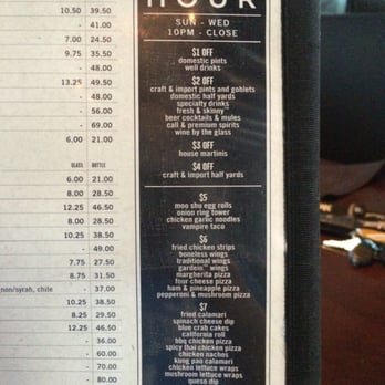 Yard House - Happy hour menu - New American Near Me - Oxnard, California Yard House - Happy hour menu - New American Near Me - Oxnard, California