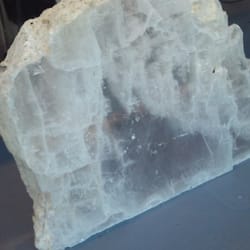 Saret Gallery - Selinite...helps with setting the vibes of stones. Is what the sales person said.