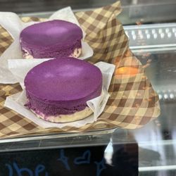 Ube cheese cake