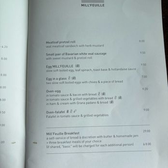 Mill-Feuille - Menu - German Near Me - Luzern, LU