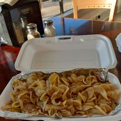 Granny Dee's Pierogi - Hualuski - Buttery noodles with bacon, onions and cabbage - $7.00
