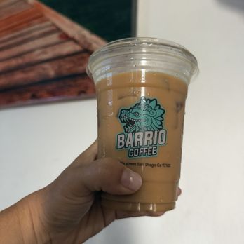 Barrio Coffee - Piloncillo latte with oatmilk - Coffee & Tea Near Me - San Diego, California