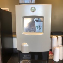 Fresh grind coffee machine.