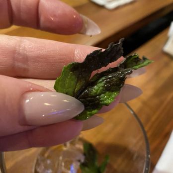 Match Eatery & Public House - This is the mint from my London gin. It was all brown and black. - Beer Bar Near Me - Langley, British Columbia