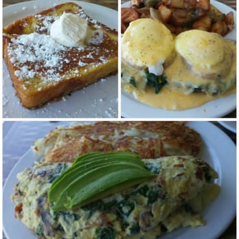 Don's Country Kitchen - French toast, eggs Carlsbad with ham and spinach added and home from and a huge omelette and hash Browns. - Breakfast & Brunch Near Me - Carlsbad, California Don's Country Kitchen - French toast, eggs Carlsbad with ham and spinach added and home from and a huge omelette and hash Browns. - Breakfast & Brunch Near Me - Carlsbad, California