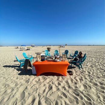 The Beach Reserve - View of set up... - Beach Equipment Rentals Near Me The Beach Reserve - View of set up... - Beach Equipment Rentals Near Me