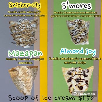 2 Scoops - Our crepes - Ice Cream & Frozen Yogurt Near Me - Omak, Washington