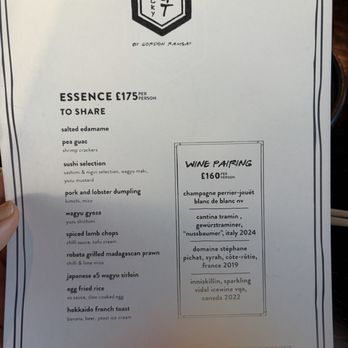 Lucky Cat - Essence Menu per person (to share) - Asian Fusion Near Me - London, XGL Lucky Cat - Essence Menu per person (to share) - Asian Fusion Near Me - London, XGL