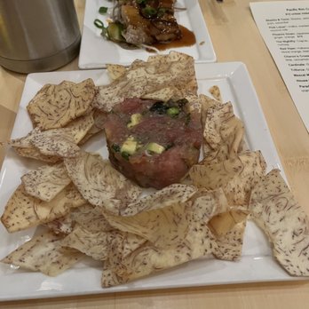 Pacific Rim - Tuna Tartare with Taro Chips - Asian Fusion Near Me - Ann Arbor, Michigan Pacific Rim - Tuna Tartare with Taro Chips - Asian Fusion Near Me - Ann Arbor, Michigan