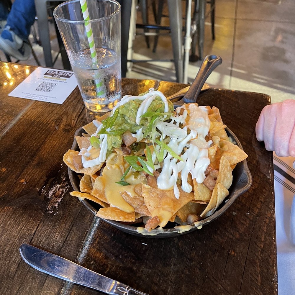 Basin 141 - Nachos. Hoping these get better in the future. Cheese sauce was funky and hardly any meat. - Gastropubs Near Me - Monrovia, California Basin 141 - Nachos. Hoping these get better in the future. Cheese sauce was funky and hardly any meat. - Gastropubs Near Me - Monrovia, California