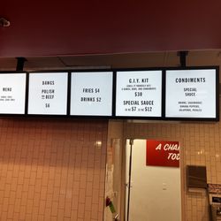 J.Dawgs - Their menu and logo