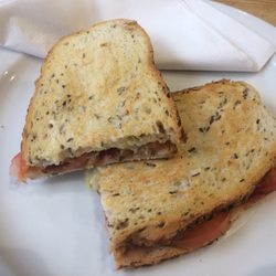 Cafe Deli 122 - My favorite sandwich here: #31.  Toasted Stilton, tomatoes and cranberry