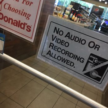 McDonald's - a sign on the door of a restaurant - Fast Food Near Me - Canton, North Carolina McDonald's - a sign on the door of a restaurant - Fast Food Near Me - Canton, North Carolina