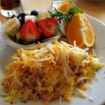 White House Cafe - The White House Scramble = WAY too much butter and cheese. But appreciated the fresh fruit and dessert! - Breakfast & Brunch Near Me - Yakima, Washington White House Cafe - The White House Scramble = WAY too much butter and cheese. But appreciated the fresh fruit and dessert! - Breakfast & Brunch Near Me - Yakima, Washington